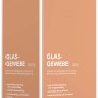 Verpackung der weißen, groben Glasfasertapete, 25x1m, zur Wandgestaltung und Renovierung.
