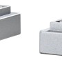 Pelipal Sockelfüße, 4er-Set, Silber matt, für Badmöbel Quickset 357.