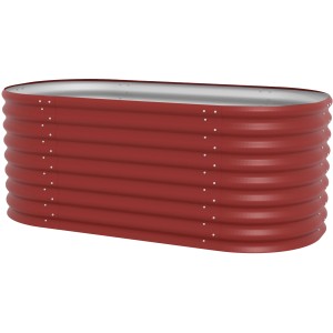 Vitavia Hochbeet Vita Basic Rubin, 82x162x40cm, aus Metall.