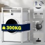DELUKE Stapelgestell Für Wäschetrockner Auf Waschmaschine MIXON Stahlgestell 300kg Tragkraft Waschmaschinengestell Weiß_3