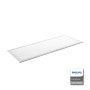 Rechteckiges, weißes ENOVALITE LED-Panel 36W, 120x30 cm, mit Philips Driver für Deckenleuchten.