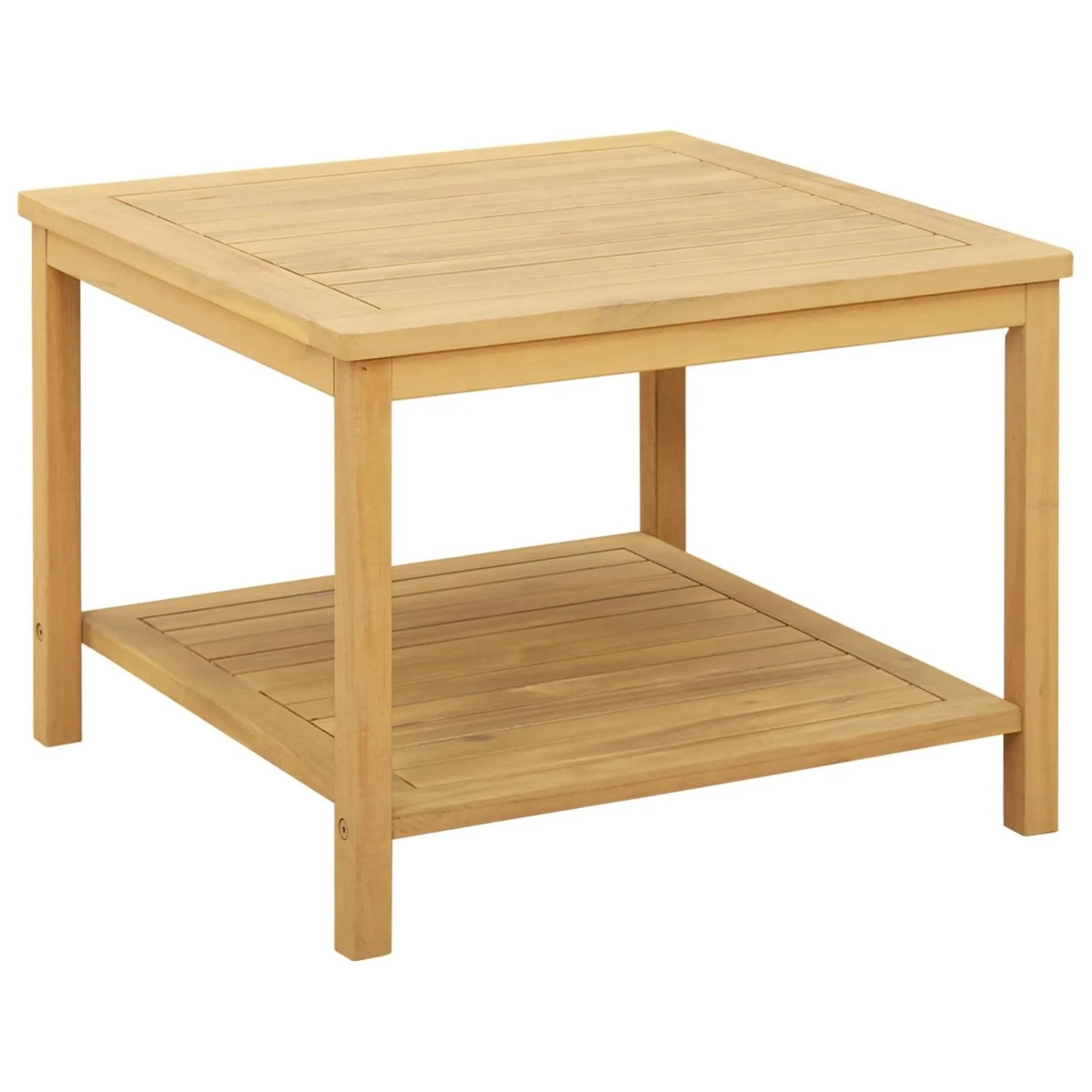 vidaXL Beistelltisch Öl-Natur 60 x 60 x 45 cm Massivholz Akazie 42026787