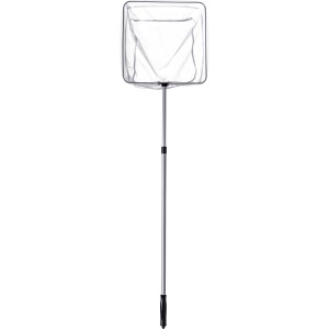 Heissner Teichkescher Profi mit Teleskopstiel, 45 cm Netz für die Teichreinigung.