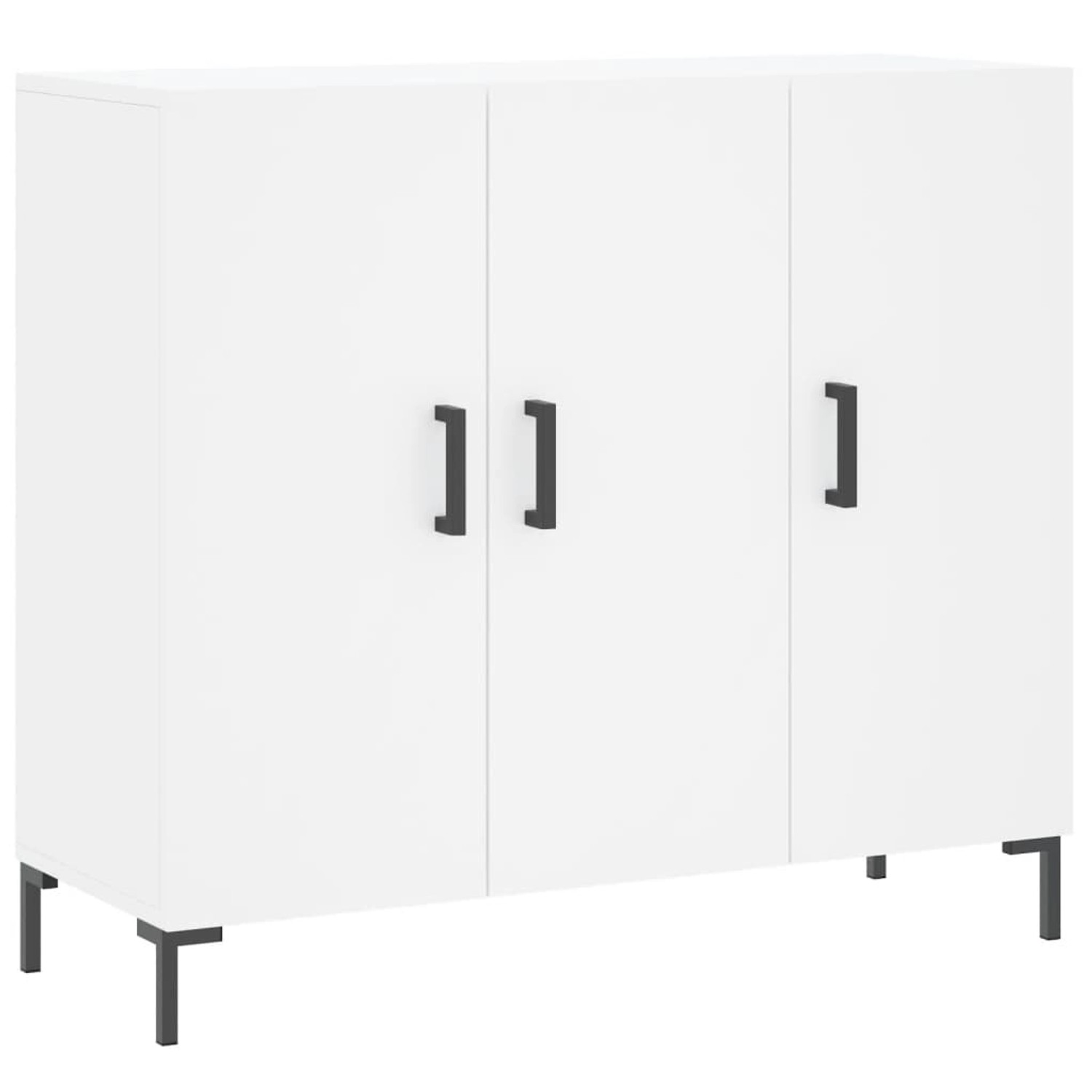 vidaXL Sideboard Weiß 90x34x80 cm Holzwerkstoff 828108 günstig online kaufen