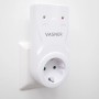 Vasner Funkthermostat mit Steckdosenempfänger in Weiß, zur Steuerung von Elektroheizungen.