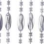 Detailaufnahme: Kobolo Türvorhang DIAMOND mit transparenten Perlen.