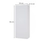 Vicco Badschrank Gloria Weiß 33 x 84 mit 2 Regalböden_3