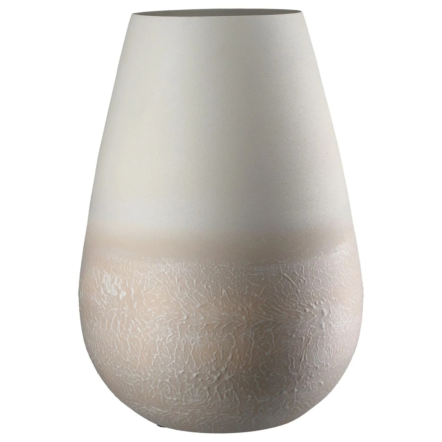Gilde Vase Echo Beige 33 cm x Ø 23 cm