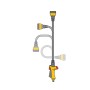 Hozelock Flexi Spray 4in1 Gartenbrause, multifunktional mit flexiblem Korpus für verschiedene Anwendungen.