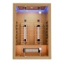 Artsauna Infrarotkabine Kiruna130 Premium mit Dual Technologie und Hemlockholz. Wellness für Zuhause.