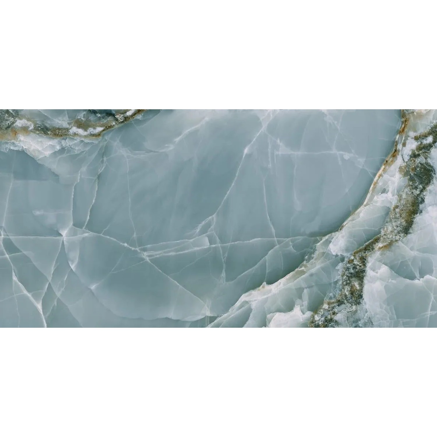 Swiss Aqua Technologies Bodenfliese 60x120CM  Emil Tele Di Marmo Onyx  1,44M² Marmor-Optik Blau Glanz