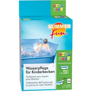 Summer Fun Kids Care Wasserpflege-Set für Pools bis 1200l, chlorfrei, 5 Beutel