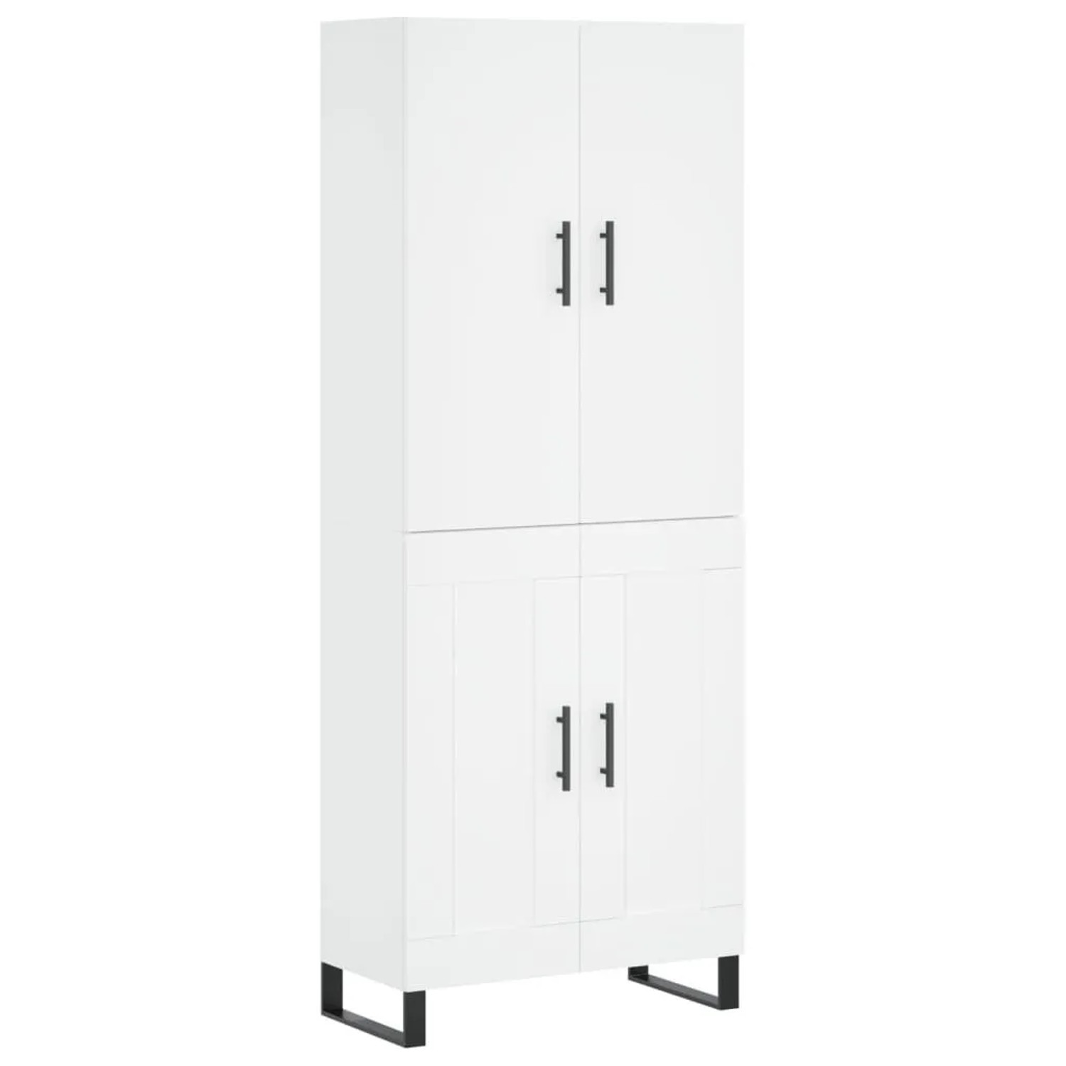 vidaXL Highboard Weiß 69,5x34x180 cm Holzwerkstoff 3195811 günstig online kaufen