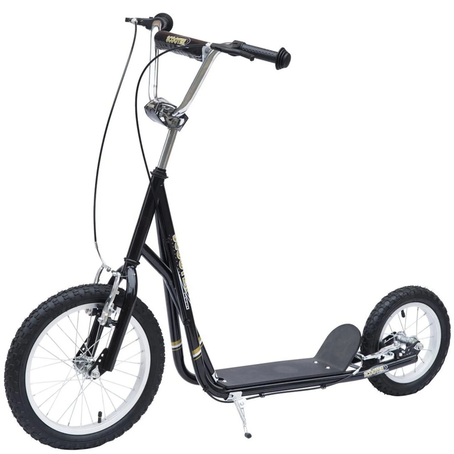 HOMCOM Kinderroller 16/12 Zoll mit Bremsen