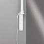 Weiße LED-Wandleuchte Fischer & Honsel Sten, flexible Leselampe mit Gestensteuerung.
