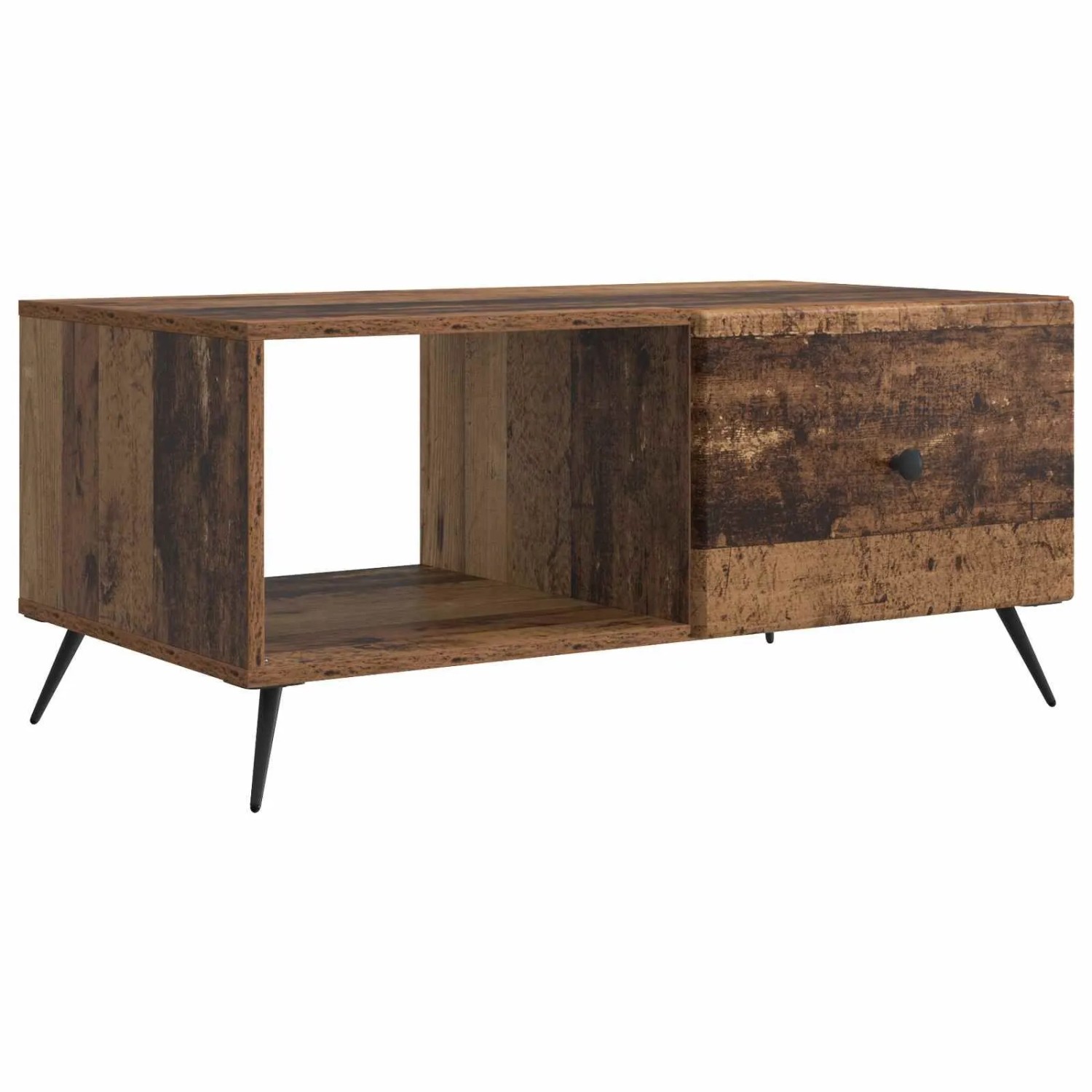 vidaXL Couchtisch Altholz 90 x 50 x 40 cm Holzwerkstoff 895653