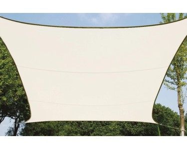 ColourTree Sonnensegel Rechteckig – UV-Schutz 95%, Robustes HDPE-Gewebe 190g/m², Beige