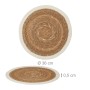 Relaxdays Tischsets 6er Set Wasserhyazinthe Natur Weiß Hitzebeständig 0,5 cm x 36 cm 130 g_4
