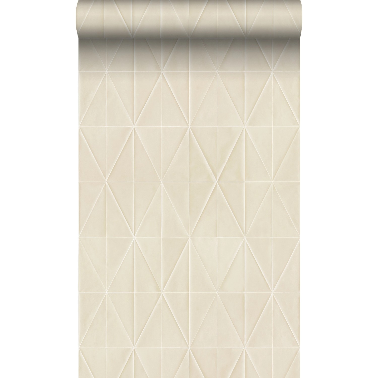 Origin Luxury Wallcoverings Tapete Origami Muster Sandbeige 53 Cm X 1005 Cm günstig online kaufen