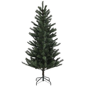 HOMCOM Weihnachtsbaum, 180 cm hoch, aus Kunststoff mit Stahlfuß.