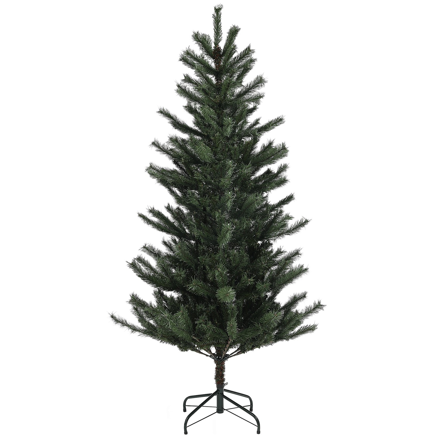 HOMCOM Weihnachtsbaum Kunststoff Stahl 100L x 100B x 180H cm