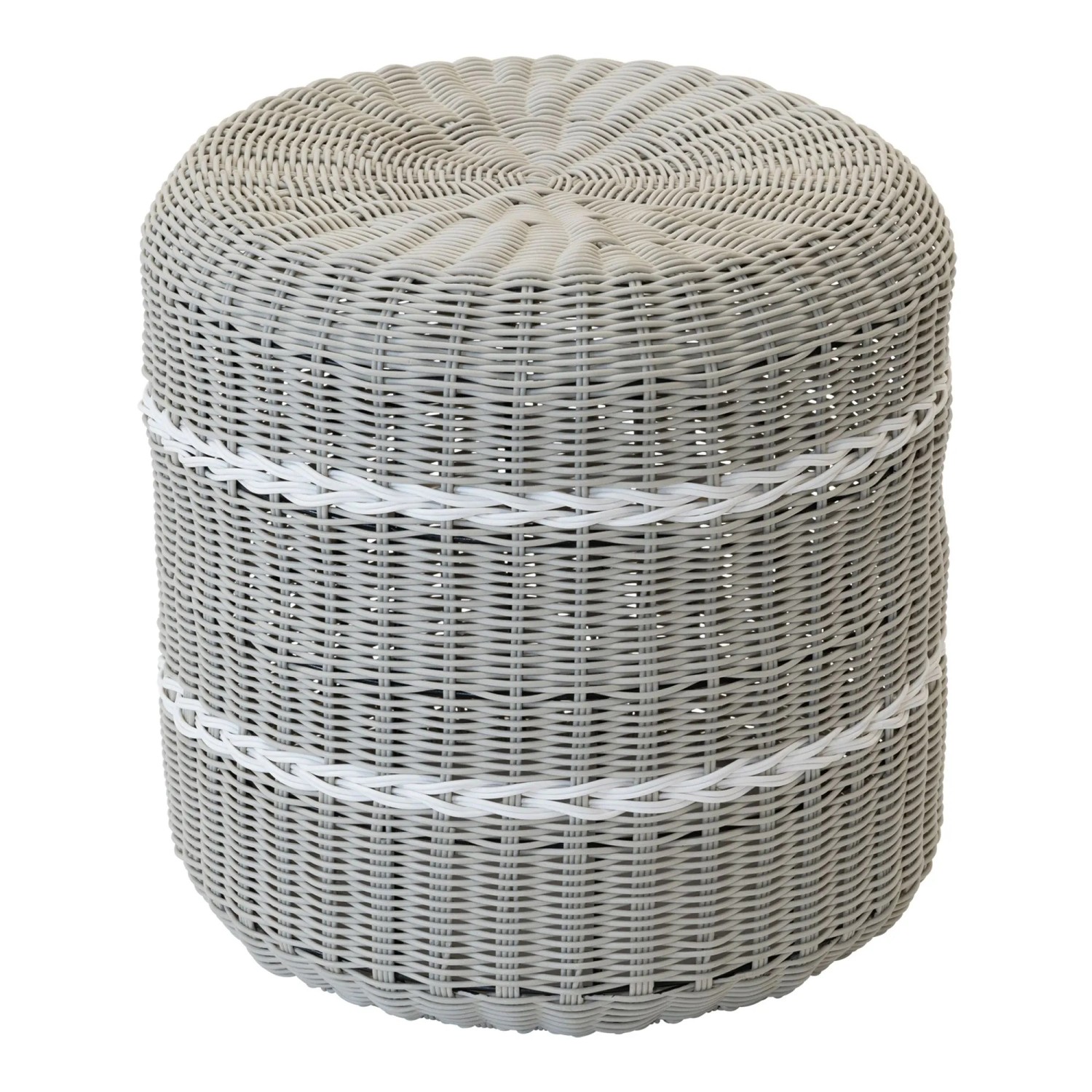 Lesli Hocker Saigon Wicker Ø 41 Cm X 40 Cm Grau