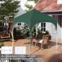WOLTU Pavillon Faltpavillon 2x2 m Mit 4 Seitenwänden Höhenverstellbar Grün_2