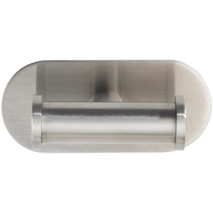 Wenko Wandhaken Turbo-Loc Edelstahl Duo Orea Matt für Handtücher, zur Wandmontage ohne Bohren.