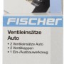Fischer Ventil-Set Auto, 5-teilig: Ventileinsätze, Kappen und Werkzeug für Autoventile.