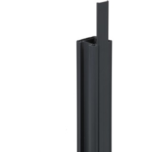 Floraworld Abdeckschiene für Bohlenzaun-Pfosten, 94 cm, zur Abdeckung von Montagefugen.