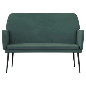 vidaXL Sitzbank Dunkelgrün 108x79x79 cm Samt 351384