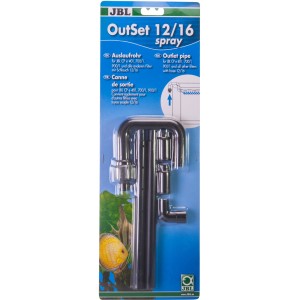 JBL Auslaufrohr OutSet spray 12/16 für Aquarium Außenfilter CristalProfi e, Zubehör im Set.