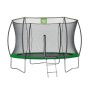 EXIT Green Edition Gartentrampolin, Ø 305 cm mit Sicherheitsnetz und Leiter.