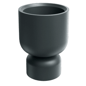 Prosperplast Blumentopf Molta Grail Mittel Ø 40 cm x 54 cm Graphit