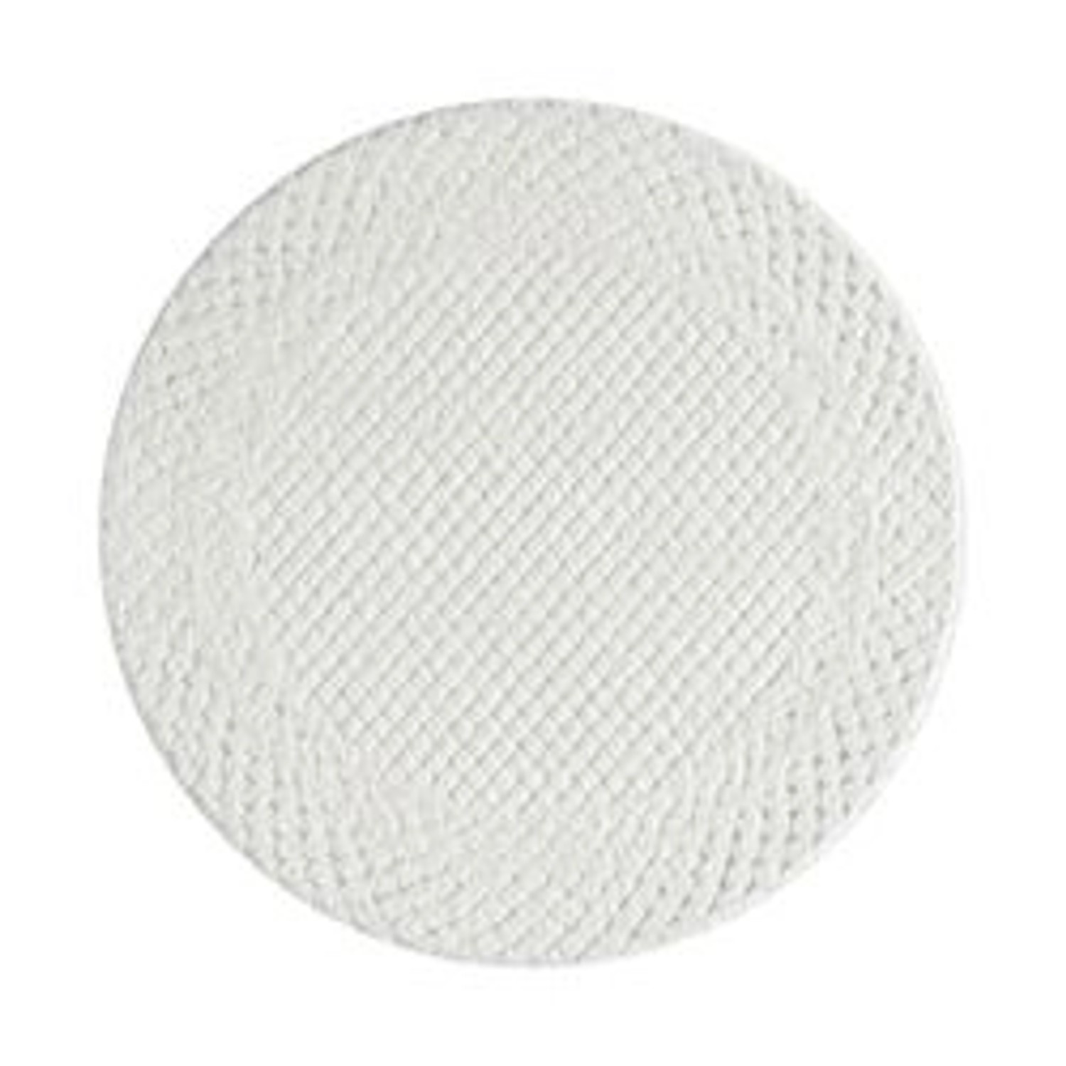 payé Teppich Nara-627 Hochflor 200x200 cm Rund Pastell-Creme Rautenmuster günstig online kaufen
