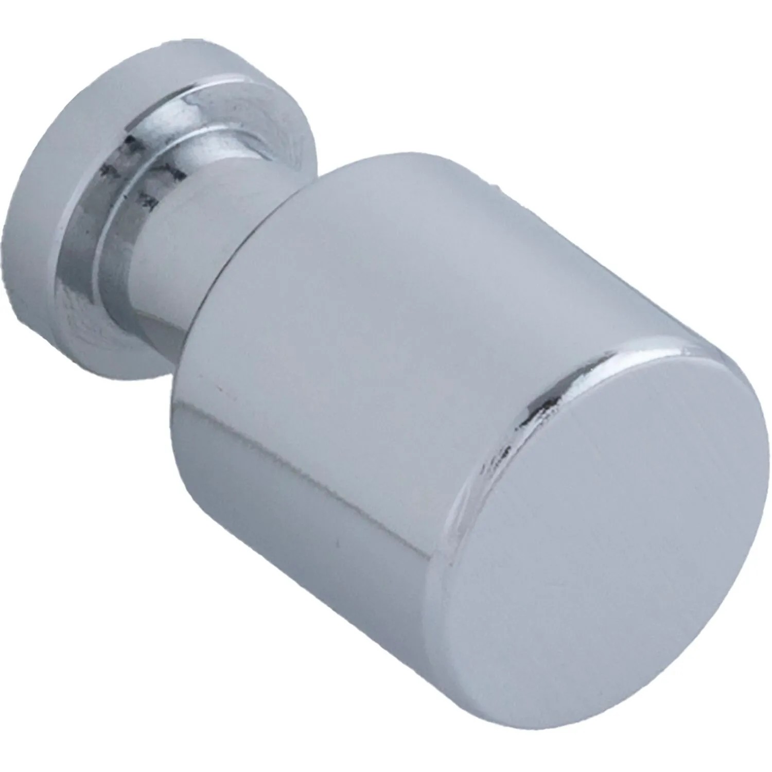 Technik Team Möbelknopf Itys Ø 15 mm Tiefe 26 mm Messing Verchromt Poliert