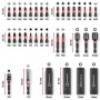 Einhell Impact Bit und Steckschlüssel Set, 35-teilig, verschiedene Bits und Nüsse im Koffer.