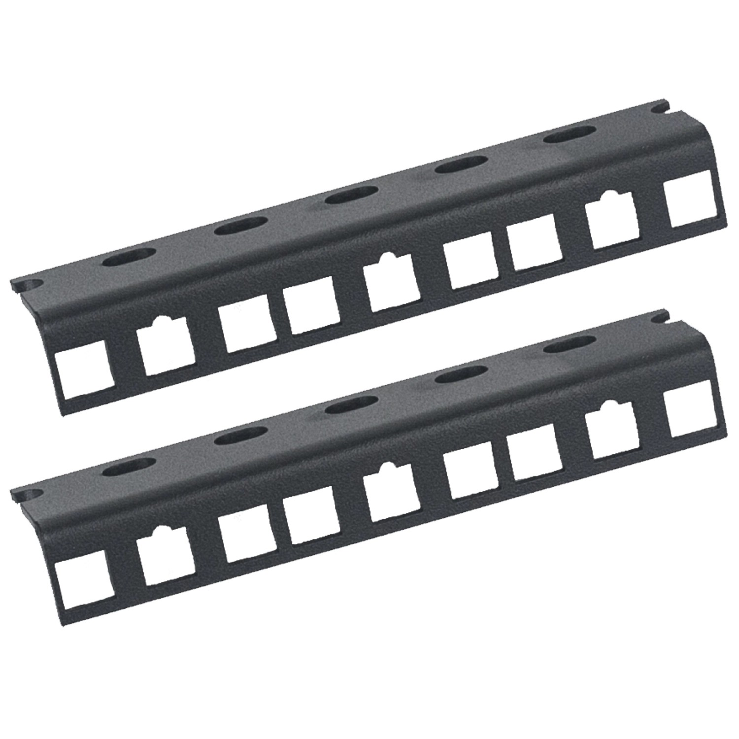 HMF 66803 Rackschiene für Serverschrank 2 Stück 10 Zoll 3 HE Schwarz günstig online kaufen