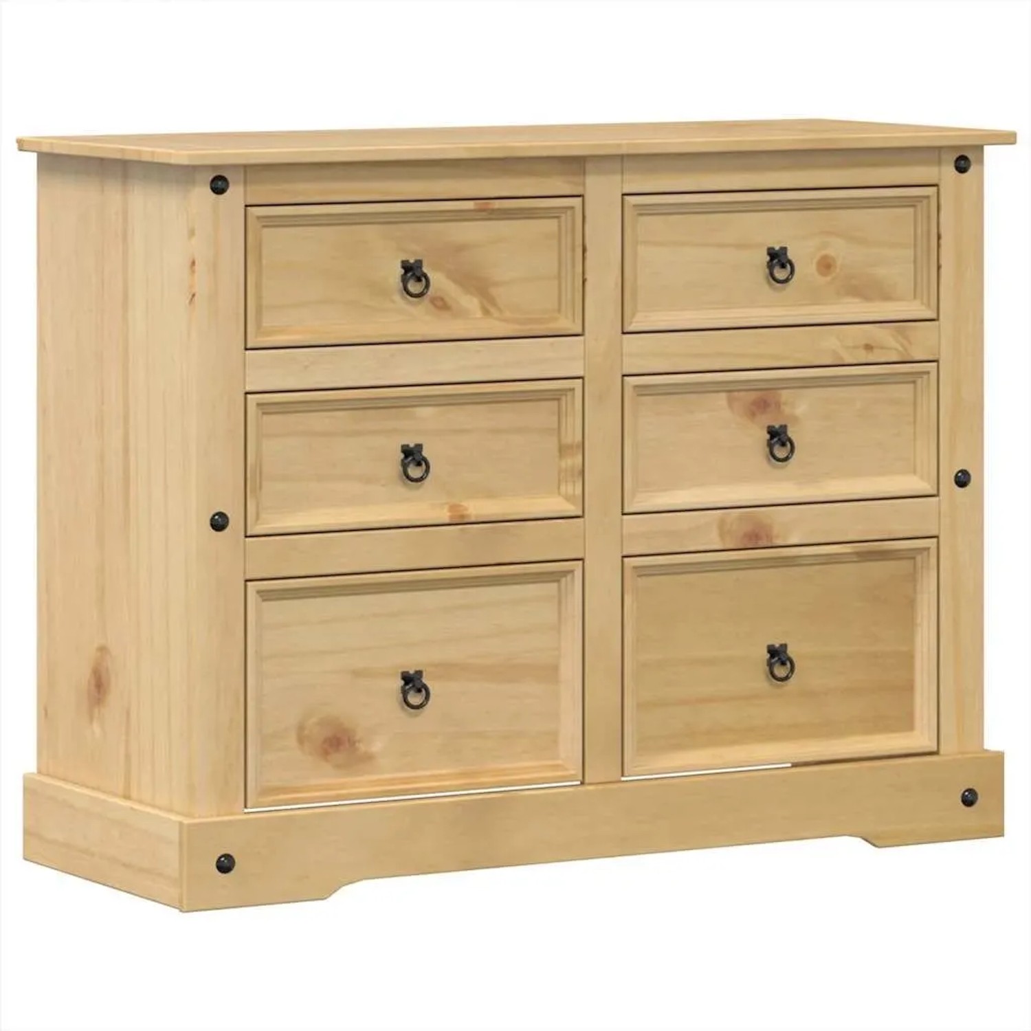 vidaXL Kommode Corona 112x48x91 cm Massivholz Kiefer 4005677