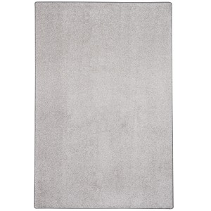 Weicher, rechteckiger, taupefarbener Kurzflorteppich (200x300cm) aus Velours.