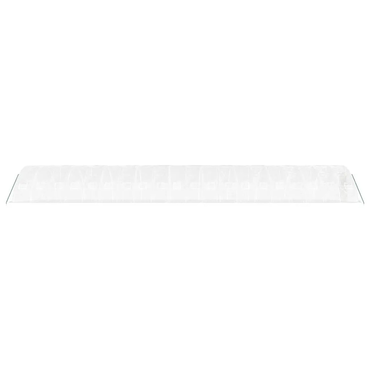 vidaXL Gewächshaus mit Stahlrahmen Weiß 100 m² 20x5x2,3 m 3188102_5