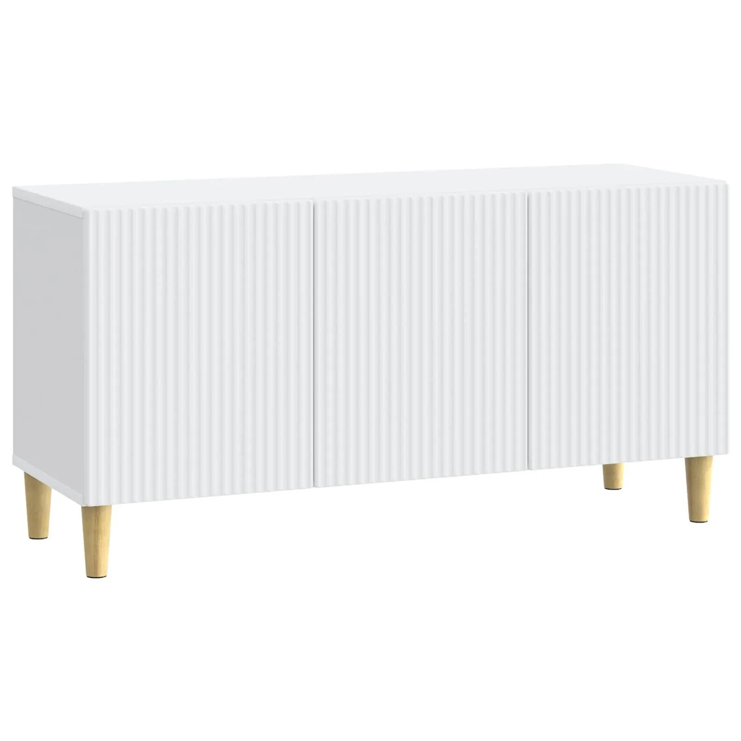 vidaXL TV-Schränk Weiß 99 x 34,5 x 50 cm Holzwerkstoff 894715