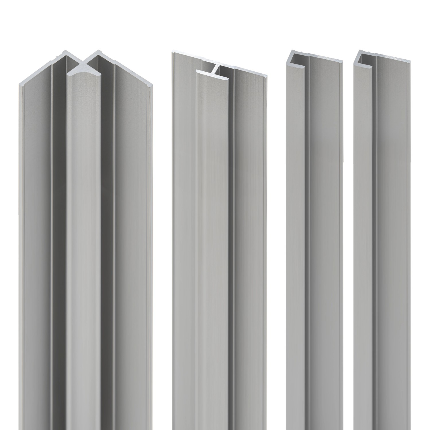 Schulte ExpressPlus DecoDesign Profilset Alu Natur 255 cm