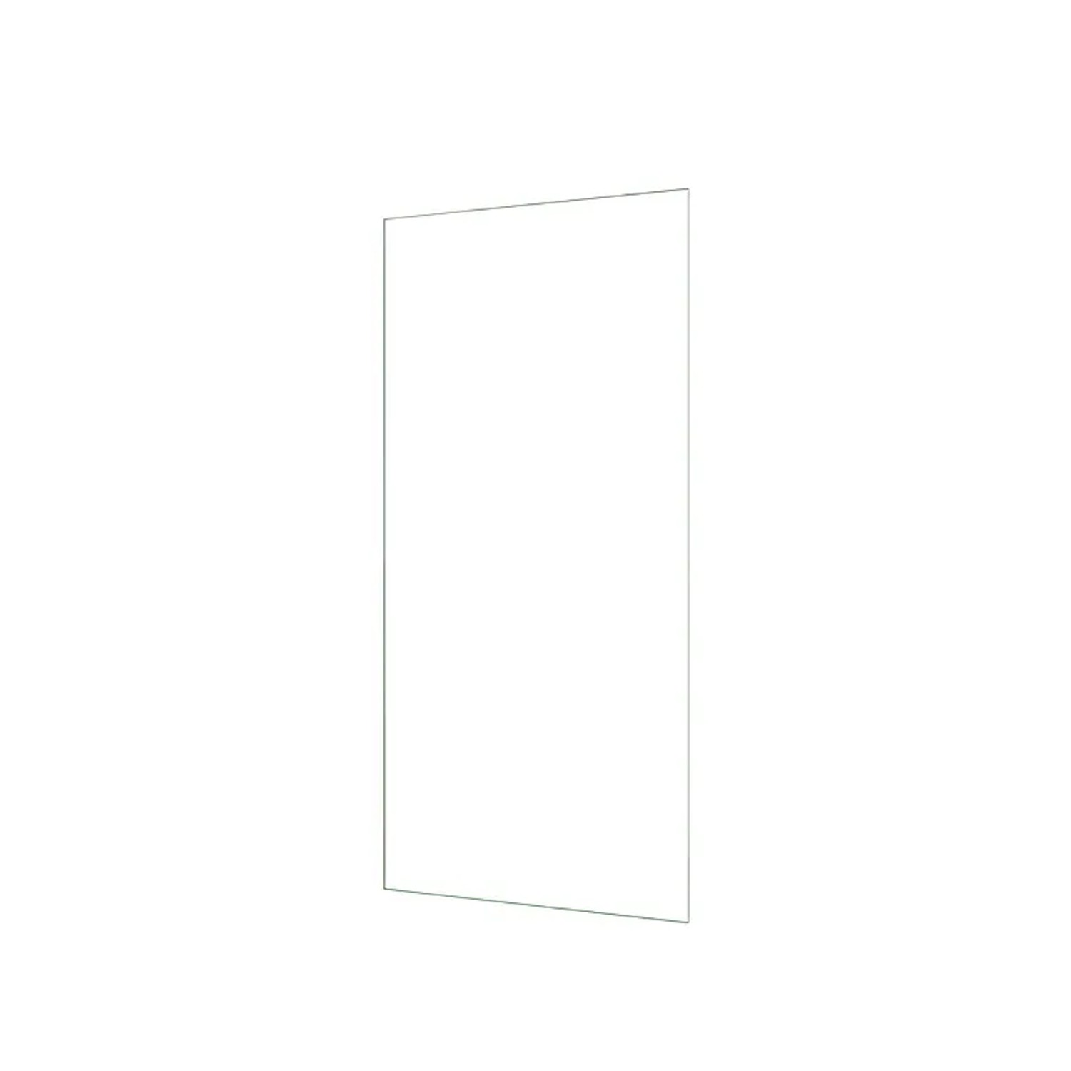Duschparadies 27.7 x 200 cm Walk in Glas 10mm Nano Glas Duschwand Klarglas Seitenwand