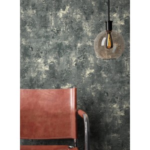 Newroom Vliestapete Kouri Anthrazit Putz Modern FSC®