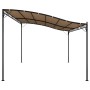 VidaXL Markise, taupe, 4x3 m, Stoff und Stahl. Sonnenschutz für Garten, Terrasse oder Balkon.
