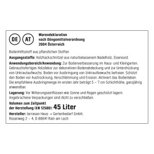 Detailaufnahme der Produktinformationen für GROW by OBI Gartendekor Grau-Anthrazit, 45l.