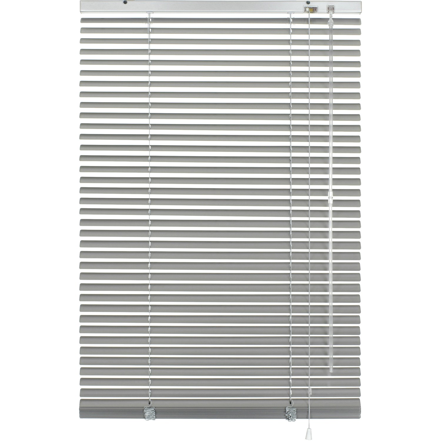 Gardinia Aluminium Jalousie 90 cm x 130 cm Silber