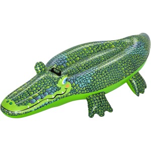 Bestway Schwimmtier Krokodil, 152x71 cm, grünes aufblasbares Wasserspielzeug für Kinder.