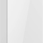 Optifit Arvid986 Küchen-Hängeschrank, 50cm, weiß, mit glänzender Front und einer Tür.
